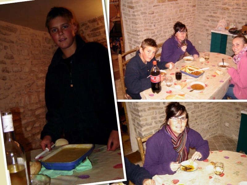 Stigny, France, soup